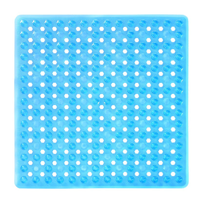 Yimobra Bathtub Mat Non Slip, 34.5"X15.5" Long Shower Mat for Inside Shower, Machine Washable Bath Mat with Drain Holes & Strong Suction Cups, Soft on Feet, Bathroom Essentials, Black