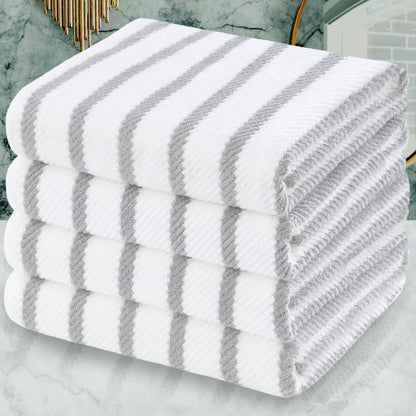VOOVA & MOVAS 6PC Towel Set, 100% Cotton, Aqua Teal