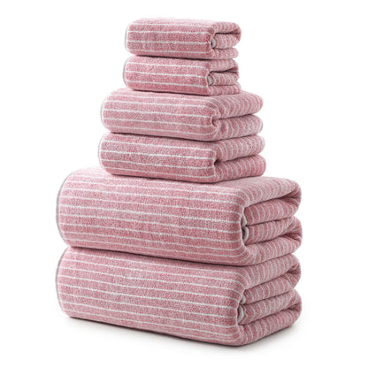 REDKISS 6-Piece Microfiber Bath Towel Set, Ultra Soft, Highly Absorbent & Quick Dry, 35x70 Inch Oversized, Light Gray Towels for Bathroom, Spa, Gym, 2 Bath 2 Hand 2 Washcloths