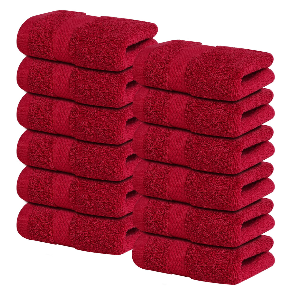 Infinitee Xclusives 100% Ring-Spun Cotton Bath Towels for Bathroom - Pack 4