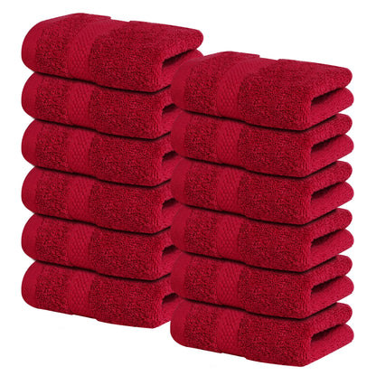 Infinitee Xclusives 100% Ring-Spun Cotton Bath Towels for Bathroom - Pack 4