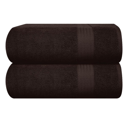GLAMBURG Ultra Soft 8-Piece Towel Set - 100% Pure Ringspun Cotton, Contains 2 Oversized Bath Towels 27x54, 2 Hand Towels 16x28, 4 Wash Cloths 13x13 - Ideal for Everyday use, Hotel & Spa - Pink