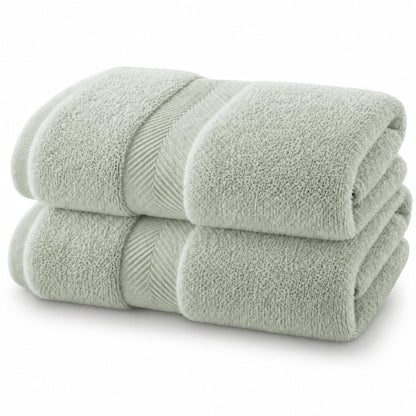 Viscose from Bamboo Bath Towels Set of 6 - Extra Plush 700 GSM Quick Dry Cotton Blend for Luxury Bathroom Comfort - Super Soft, Large, Absorbent - Mist