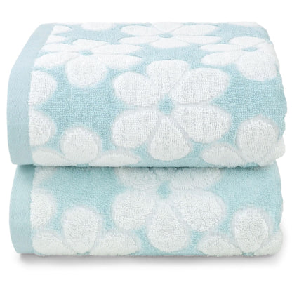 Soft Bath Towels 2 Pack, Super Absorbent Shower Towels 27.5x55 Inches