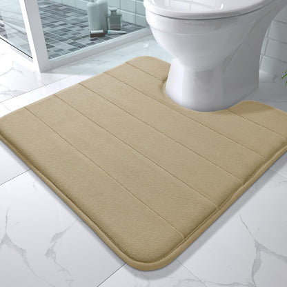 Yimobra Memory Foam Bath Mat, Super Soft & Absorbent Bathroom Rug, Grey