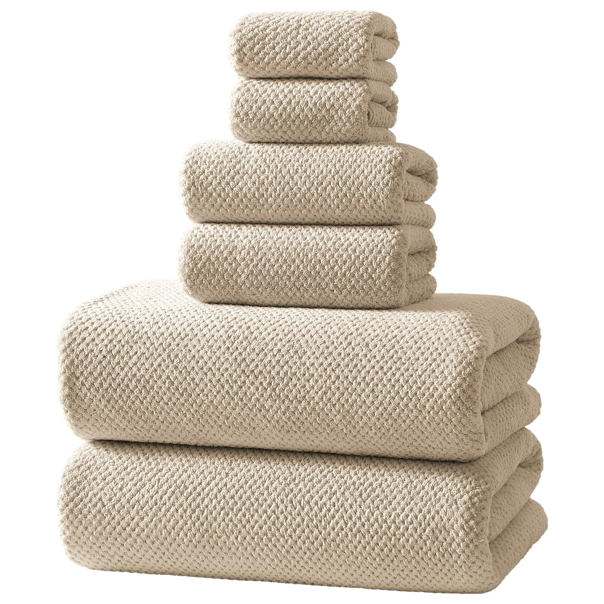 REDKISS 4 Pack Premium Bath Towels, Plush Coral Fleece Towels for Bathroom, Extra Large Bath Towels Set of 4 (35 x 70 in), Super Soft Highly Absorbent Shower Towels for Spa, Gym, Travel, Dark Gray
