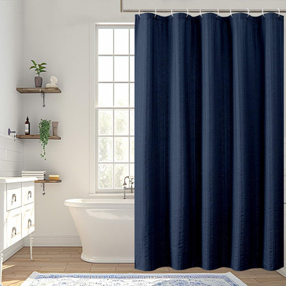 Aiyufeng Moga Sage Green Shower Curtain - 3D Embossed Textured Shower Curtains for Bathroom, Luxury Polyester Cloth Bath Curtain, 72Wx72H, Green