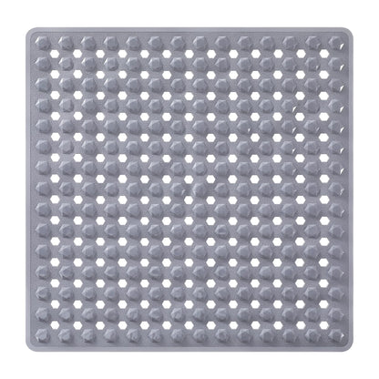 Yimobra Bathtub Mat Non Slip, 34.5"X15.5" Long Shower Mat for Inside Shower, Machine Washable Bath Mat with Drain Holes & Strong Suction Cups, Soft on Feet, Bathroom Essentials, Black