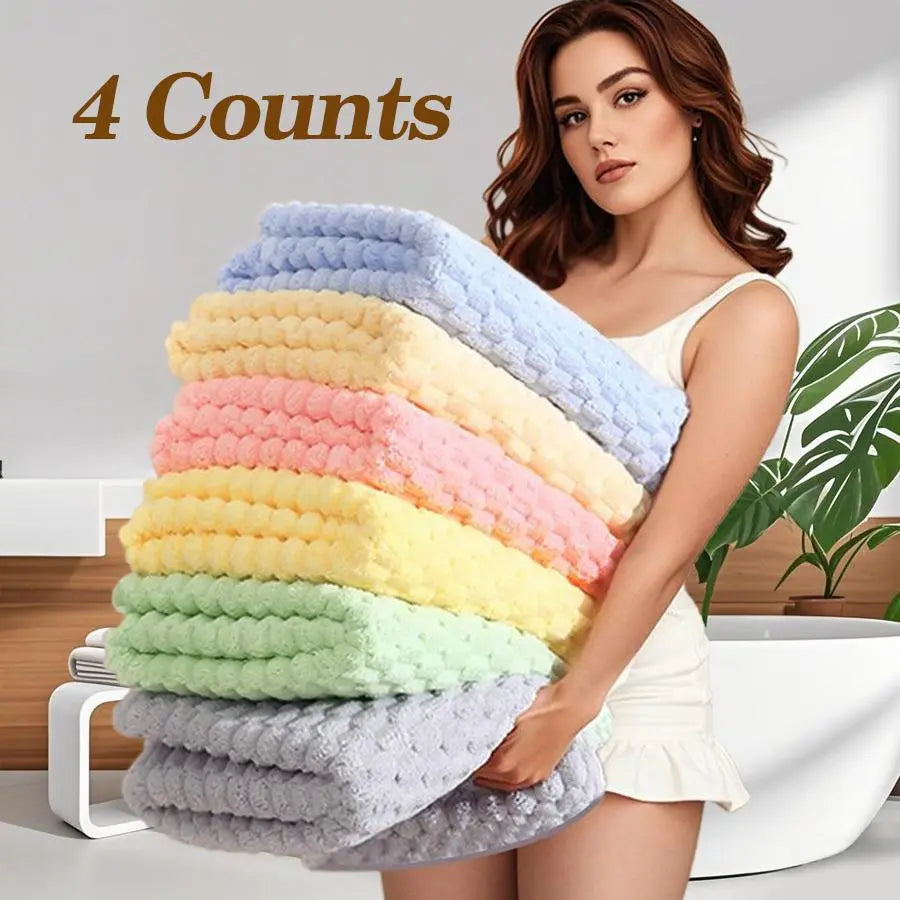 Microfiber Bath Towel, Soft Water Absorbent Bath Towel, Quick Drying Towel for Bathroom, Spa, Gym, Travel, Portable Towels, Shower Towels, Absorbent Breathable Towel, Best Bath Towels, Towel Set