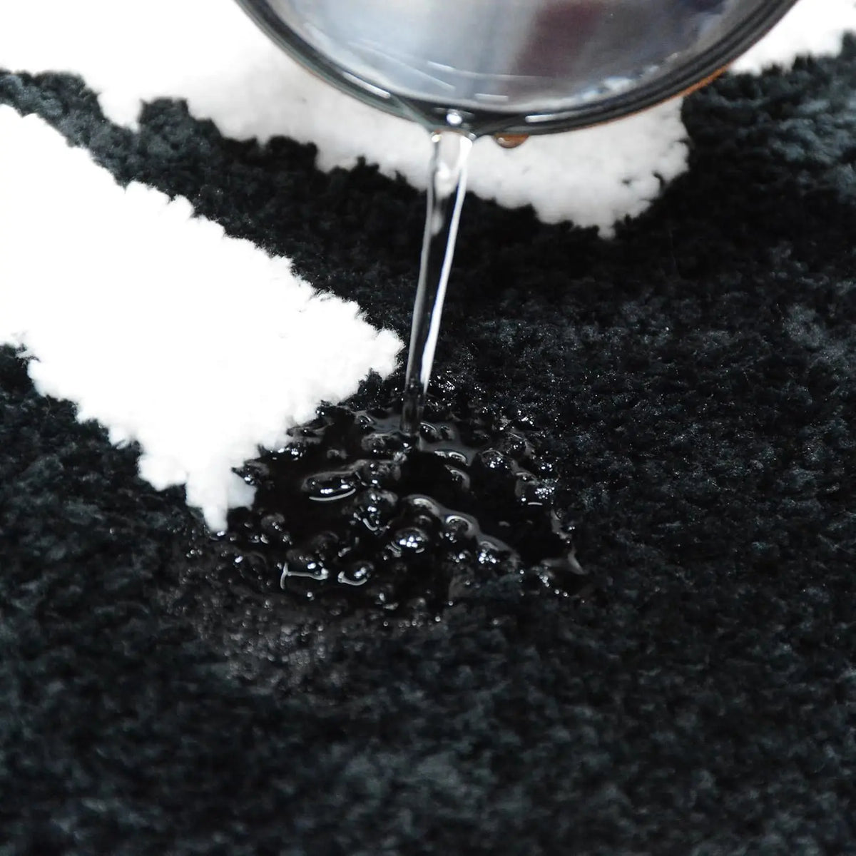 Black and White Microfiber Bath Mat - Home Supplies Floor Liners Bath Mats, Modern Non-Slip, Water Absorbent, Super Soft, Machine Washable, Low Effort, "GET NAKED" Text Print for Vanity Bathroom Decor (From Bathroom to Living Room), Soft Absorbent Mats, S