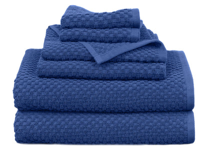 COTTON CRAFT Euro Spa Waffle Weave Bath Towels - Set of 4 Linen Towels