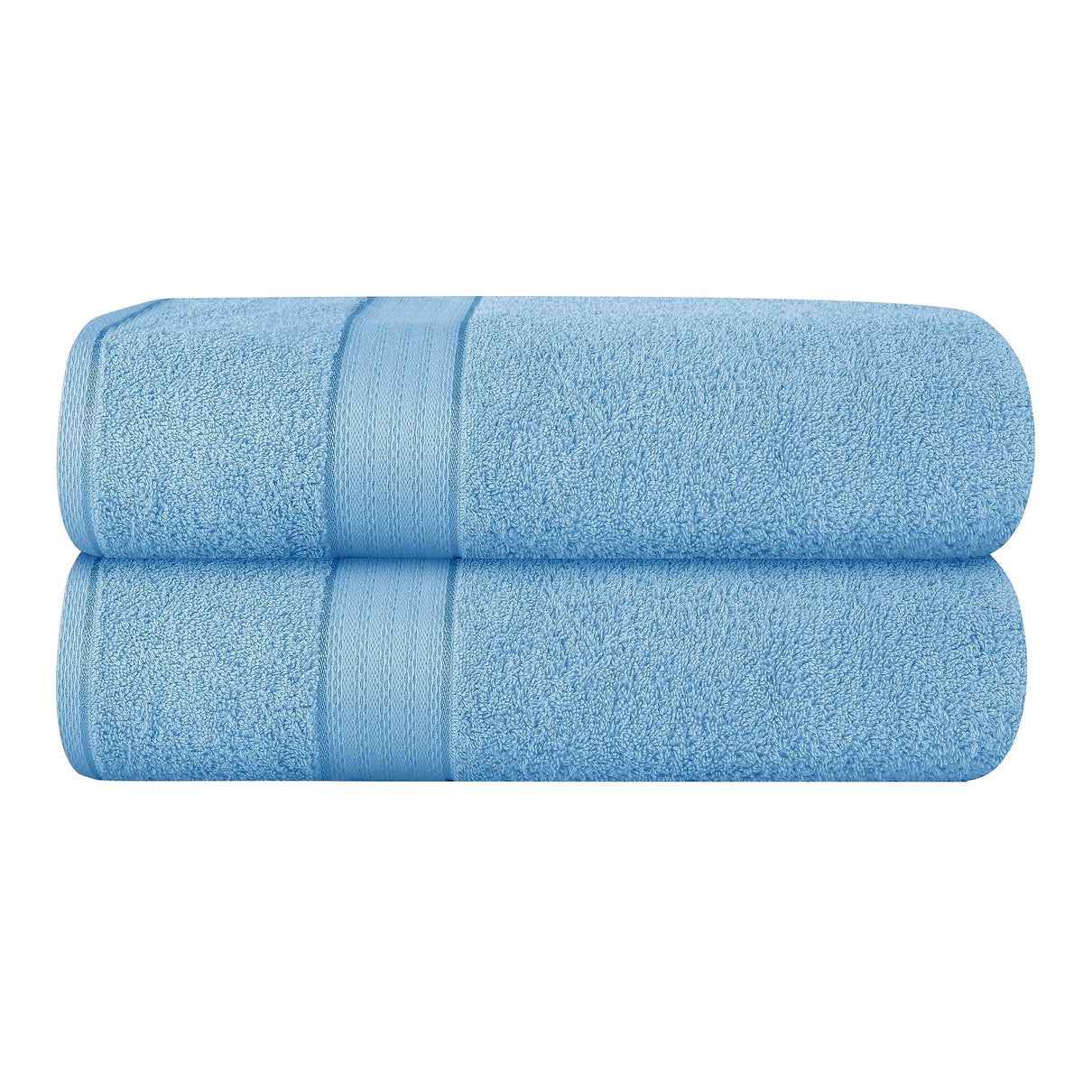 GLAMBURG Ultra Soft 8-Piece Towel Set - 100% Pure Ringspun Cotton, Contains 2 Oversized Bath Towels 27x54, 2 Hand Towels 16x28, 4 Wash Cloths 13x13 - Ideal for Everyday use, Hotel & Spa - Pink