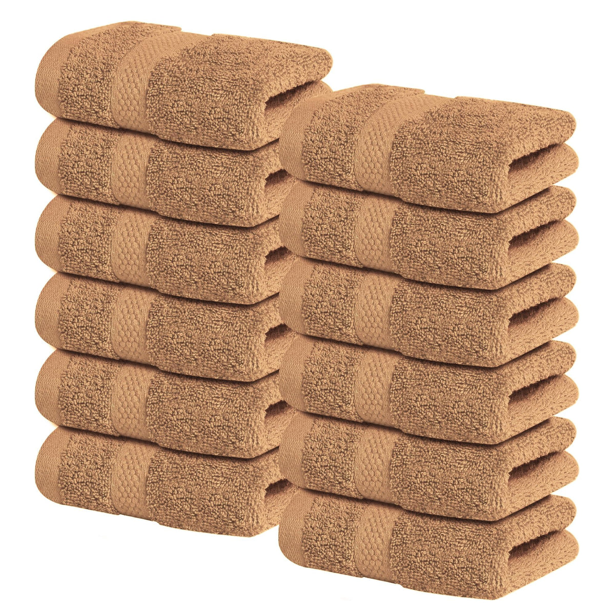 Infinitee Xclusives 100% Ring-Spun Cotton Bath Towels for Bathroom - Pack 4