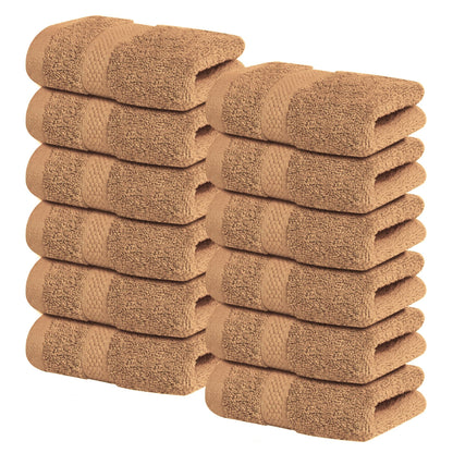 Infinitee Xclusives 100% Ring-Spun Cotton Bath Towels for Bathroom - Pack 4
