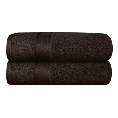 GLAMBURG Ultra Soft 8-Piece Towel Set - 100% Pure Ringspun Cotton, Contains 2 Oversized Bath Towels 27x54, 2 Hand Towels 16x28, 4 Wash Cloths 13x13 - Ideal for Everyday use, Hotel & Spa - Pink