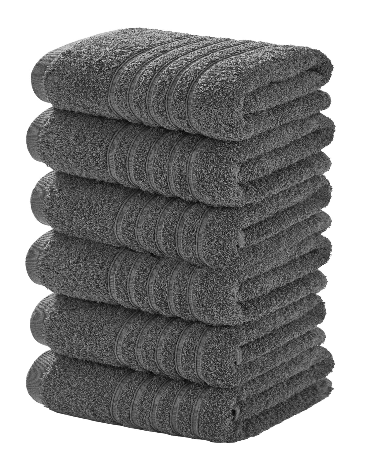 Aibaser Viscose from Bamboo and Cotton Bath Towels Set of 6-27x54 Inch Ultra Soft, Highly Absorbent Large Shower Towels for Bathroom, Spa & Gym
