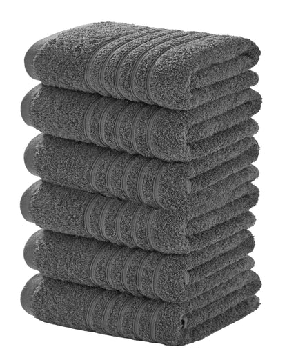 Aibaser Viscose from Bamboo and Cotton Bath Towels Set of 6-27x54 Inch Ultra Soft, Highly Absorbent Large Shower Towels for Bathroom, Spa & Gym