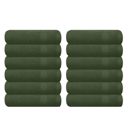 GLAMBURG Ultra Soft 8-Piece Towel Set - 100% Pure Ringspun Cotton, Contains 2 Oversized Bath Towels 27x54, 2 Hand Towels 16x28, 4 Wash Cloths 13x13 - Ideal for Everyday use, Hotel & Spa - Pink