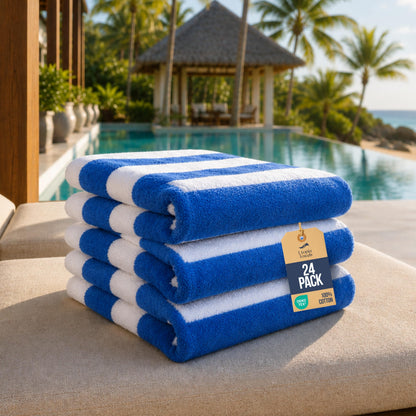 Utopia Towels Beach Towels, 4 Pack, 30x60 in, Bath Towels Cotton, Variety