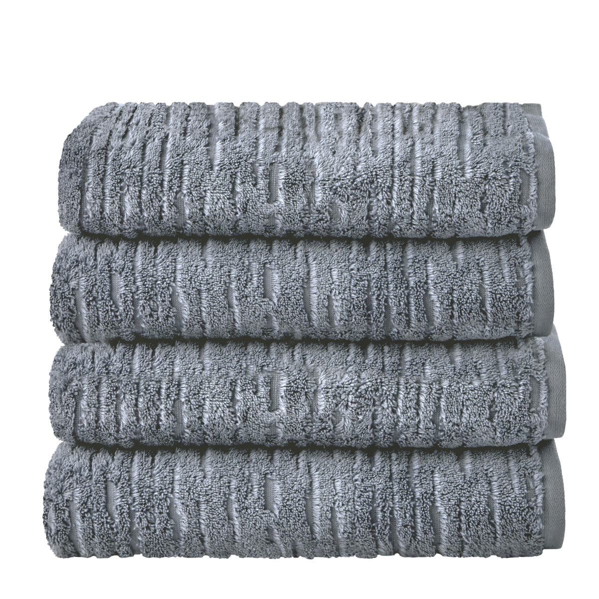SKL Home CloudSoft Hand Towel Set, 2-Piece, 100% Cotton Luxury, Oatmeal