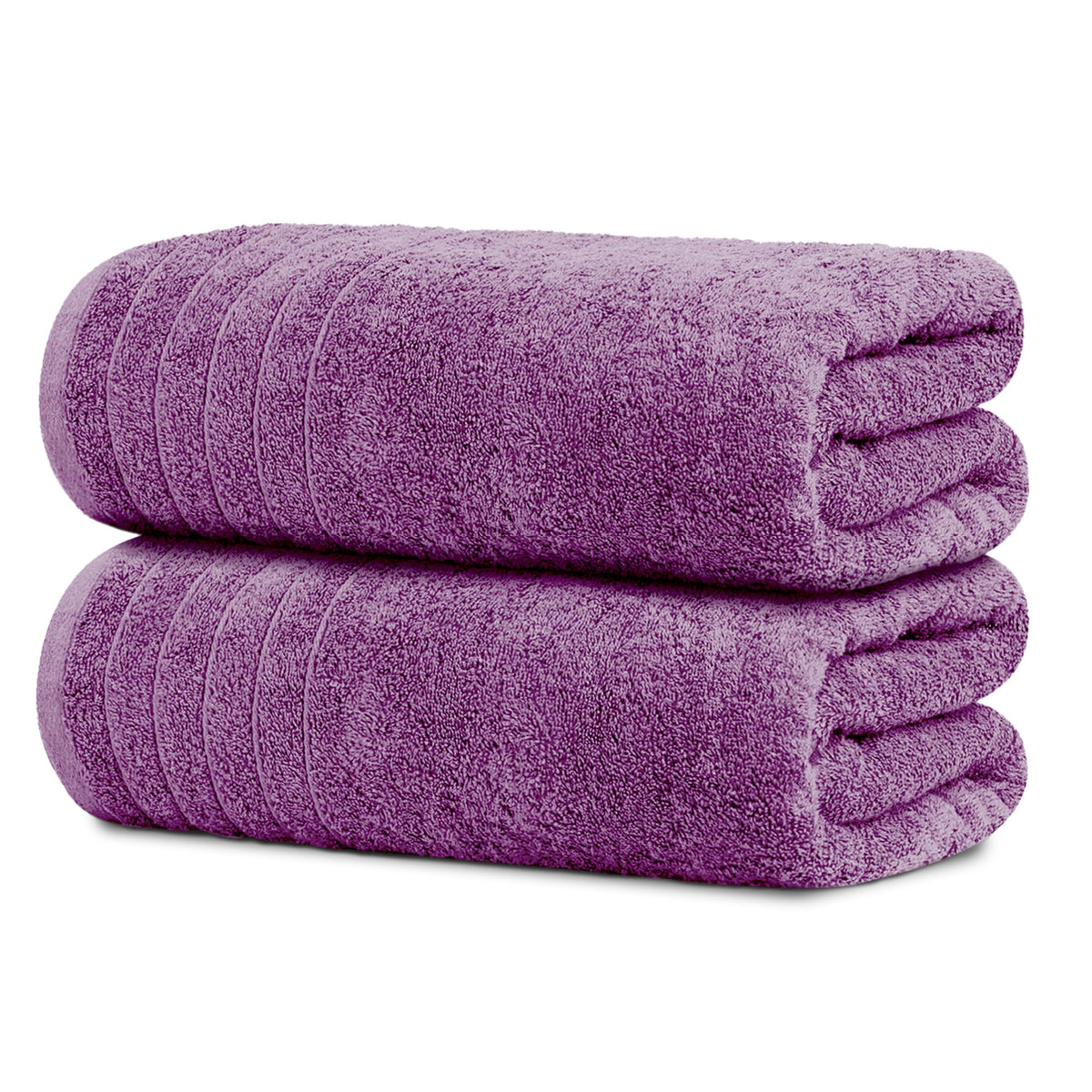 Tens Towels 2 Piece Extra Large Bath Sheets 35 x 70 Inches, Dark Grey