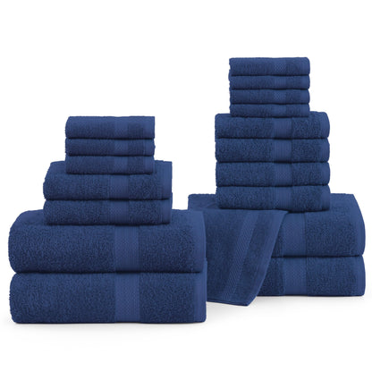 LANE LINEN Towel Set Soft Absorbent Quick Dry 100% Cotton 6 Piece - Allure