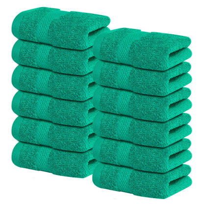 Infinitee Xclusives 100% Ring-Spun Cotton Bath Towels for Bathroom - Pack 4
