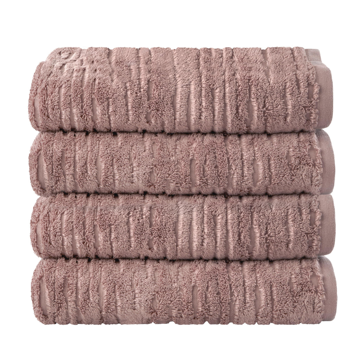SKL Home CloudSoft Hand Towel Set, 2-Piece, 100% Cotton Luxury, Oatmeal