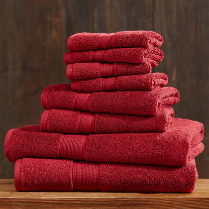 Madison Park 800GSM 100% Cotton Bathroom Bath Towel Set of 8, Natural