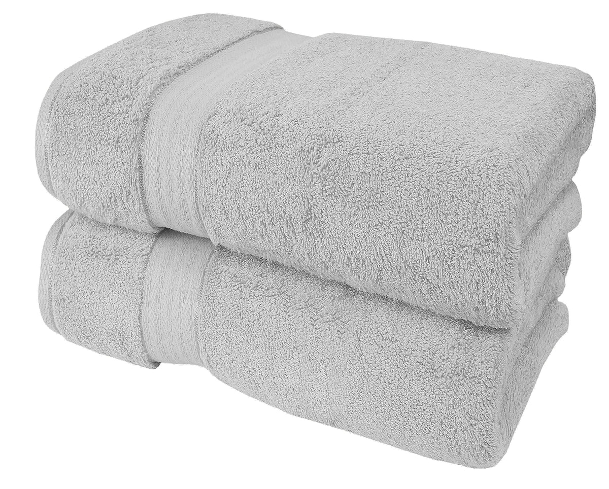 GLAMBURG Ultra Soft 8-Piece Towel Set - 100% Pure Ringspun Cotton, Contains 2 Oversized Bath Towels 27x54, 2 Hand Towels 16x28, 4 Wash Cloths 13x13 - Ideal for Everyday use, Hotel & Spa - Pink