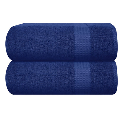 GLAMBURG Ultra Soft 8-Piece Towel Set - 100% Pure Ringspun Cotton, Contains 2 Oversized Bath Towels 27x54, 2 Hand Towels 16x28, 4 Wash Cloths 13x13 - Ideal for Everyday use, Hotel & Spa - Pink