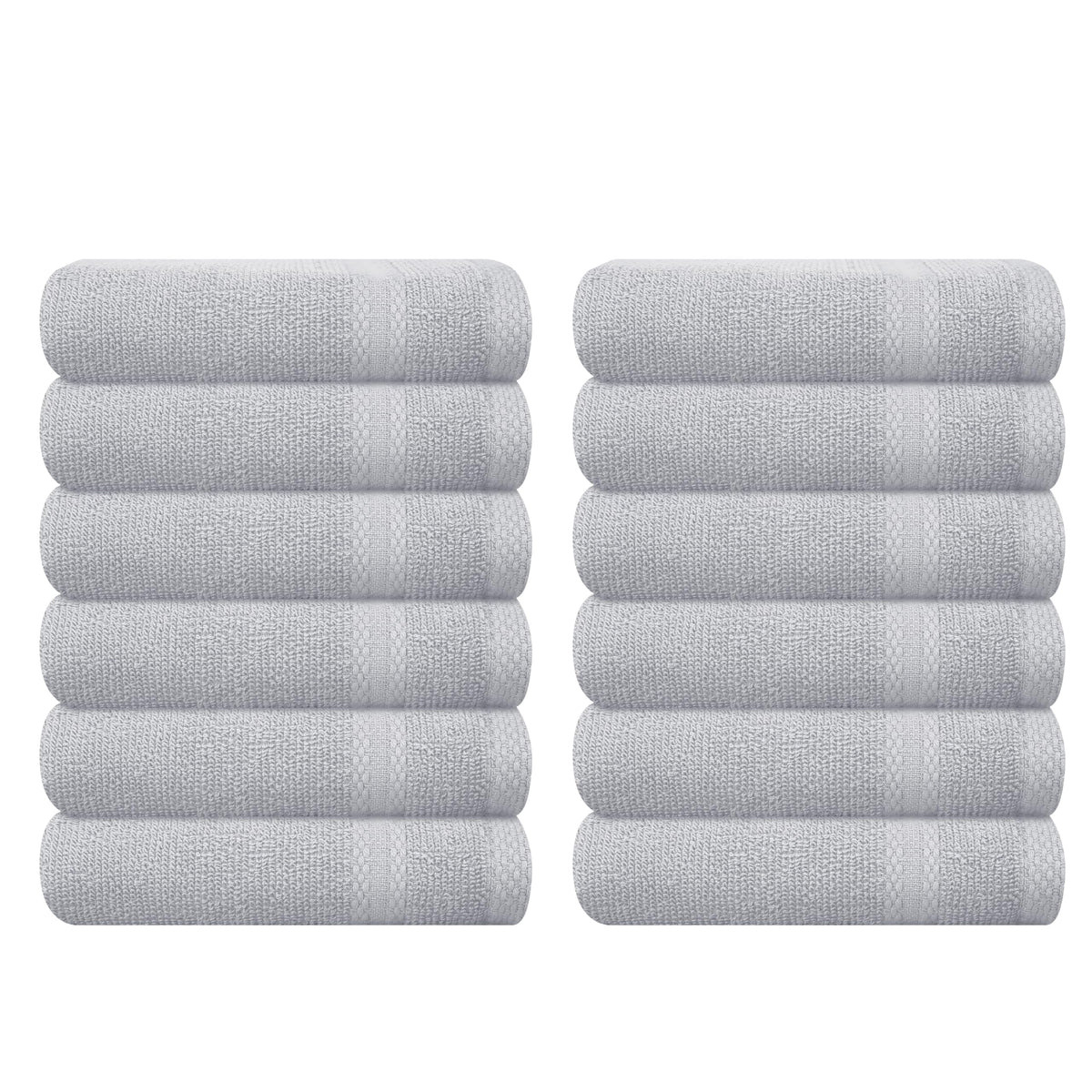 GLAMBURG Ultra Soft 8-Piece Towel Set - 100% Pure Ringspun Cotton, Contains 2 Oversized Bath Towels 27x54, 2 Hand Towels 16x28, 4 Wash Cloths 13x13 - Ideal for Everyday use, Hotel & Spa - Pink