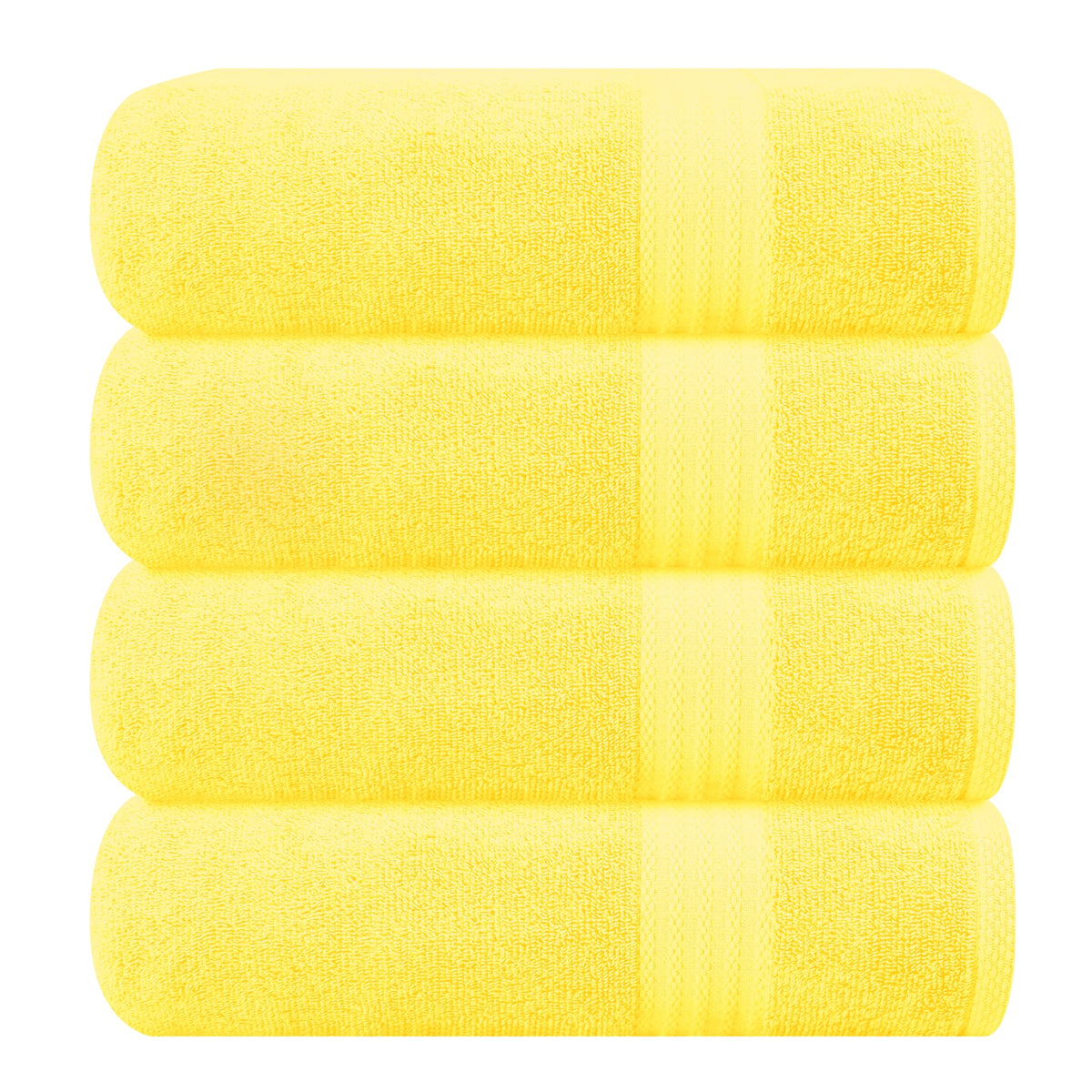 GLAMBURG Ultra Soft 8-Piece Towel Set - 100% Pure Ringspun Cotton, Contains 2 Oversized Bath Towels 27x54, 2 Hand Towels 16x28, 4 Wash Cloths 13x13 - Ideal for Everyday use, Hotel & Spa - Pink