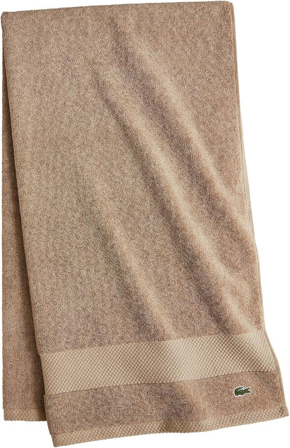 Lacoste Heritage 100% Supima Cotton Bath Towel 30" x 54", Sand