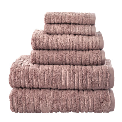 SKL Home CloudSoft Hand Towel Set, 2-Piece, 100% Cotton Luxury, Oatmeal