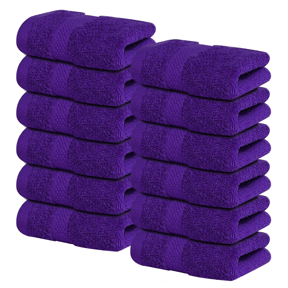 Infinitee Xclusives 100% Ring-Spun Cotton Bath Towels for Bathroom - Pack 4