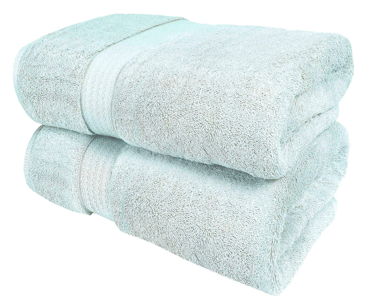 GLAMBURG Ultra Soft 8-Piece Towel Set - 100% Pure Ringspun Cotton, Contains 2 Oversized Bath Towels 27x54, 2 Hand Towels 16x28, 4 Wash Cloths 13x13 - Ideal for Everyday use, Hotel & Spa - Pink