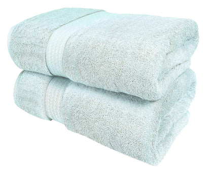 GLAMBURG Ultra Soft 8-Piece Towel Set - 100% Pure Ringspun Cotton, Contains 2 Oversized Bath Towels 27x54, 2 Hand Towels 16x28, 4 Wash Cloths 13x13 - Ideal for Everyday use, Hotel & Spa - Pink