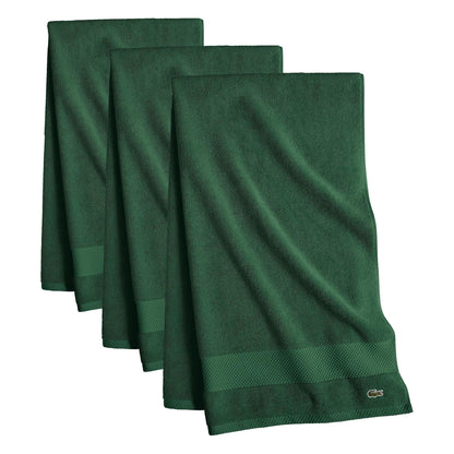 Lacoste Heritage 100% Supima Cotton Bath Towel 30" x 54", Aloe