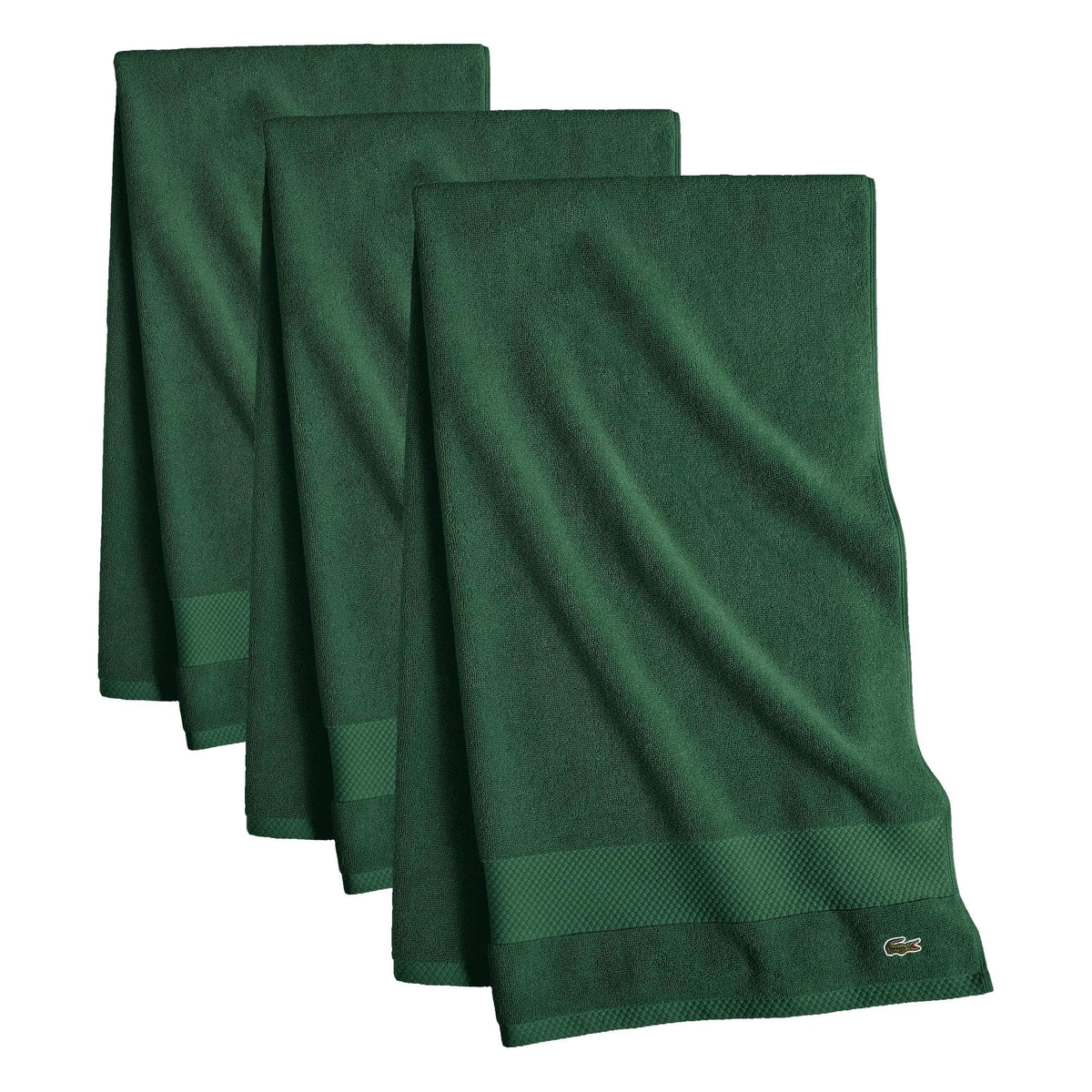Lacoste Heritage 100% Supima Cotton Bath Towel 30" x 54", Sand