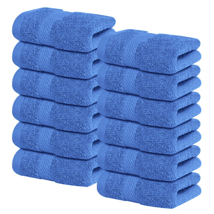 Infinitee Xclusives 100% Ring-Spun Cotton Bath Towels for Bathroom - Pack 4