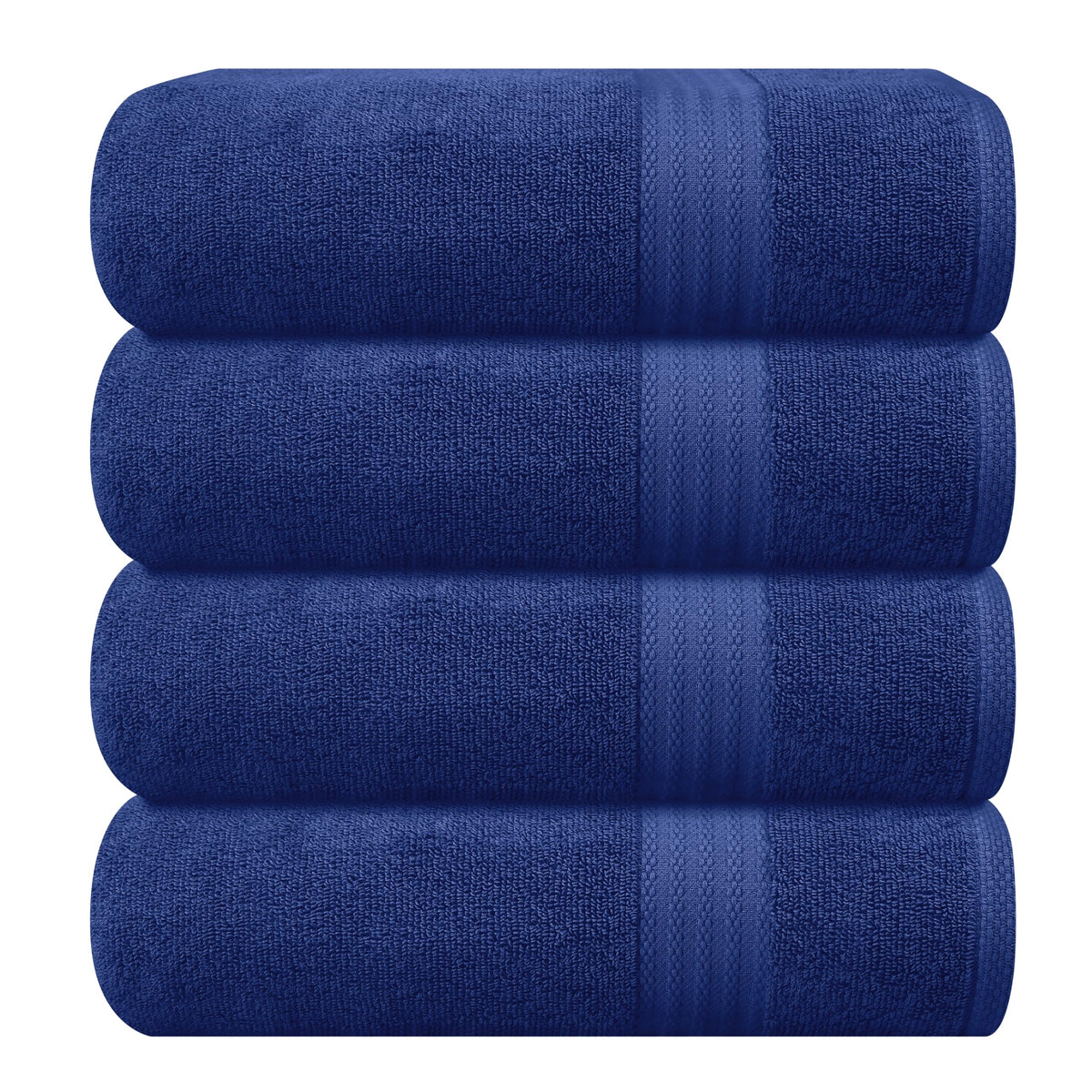 GLAMBURG Ultra Soft 8-Piece Towel Set - 100% Pure Ringspun Cotton, Contains 2 Oversized Bath Towels 27x54, 2 Hand Towels 16x28, 4 Wash Cloths 13x13 - Ideal for Everyday use, Hotel & Spa - Pink