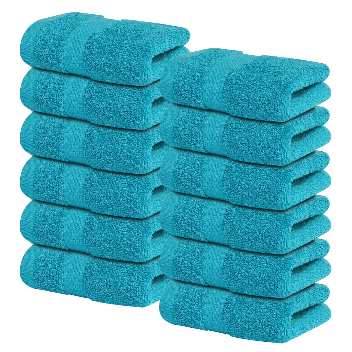 Infinitee Xclusives 100% Ring-Spun Cotton Bath Towels for Bathroom - Pack 4