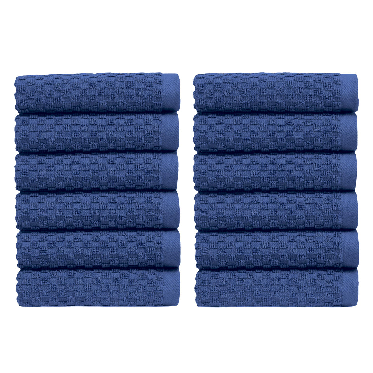 COTTON CRAFT Euro Spa Waffle Weave Bath Towels - Set of 4 Linen Towels