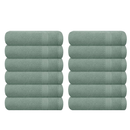 GLAMBURG Ultra Soft 8-Piece Towel Set - 100% Pure Ringspun Cotton, Contains 2 Oversized Bath Towels 27x54, 2 Hand Towels 16x28, 4 Wash Cloths 13x13 - Ideal for Everyday use, Hotel & Spa - Pink
