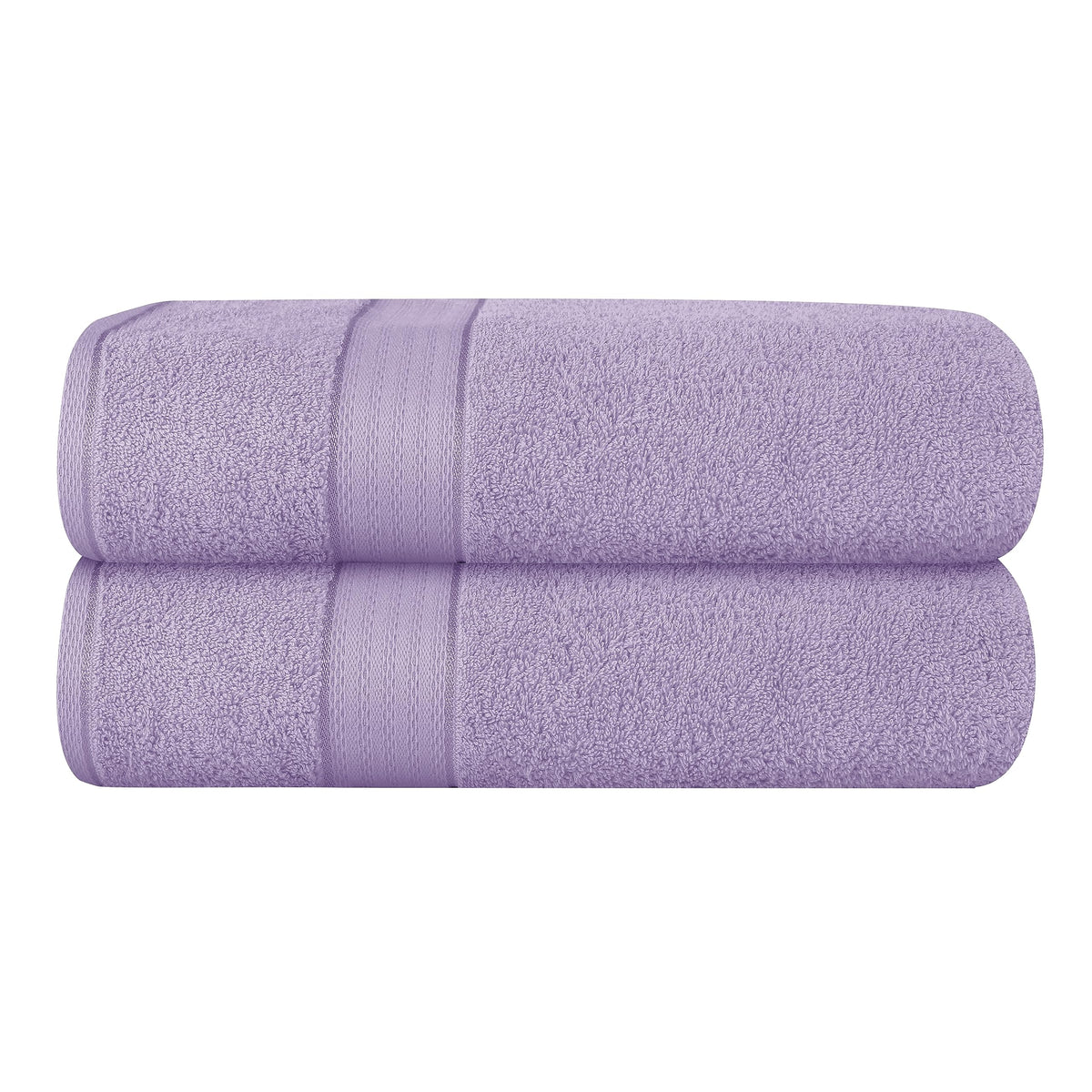 GLAMBURG Ultra Soft 8-Piece Towel Set - 100% Pure Ringspun Cotton, Contains 2 Oversized Bath Towels 27x54, 2 Hand Towels 16x28, 4 Wash Cloths 13x13 - Ideal for Everyday use, Hotel & Spa - Pink