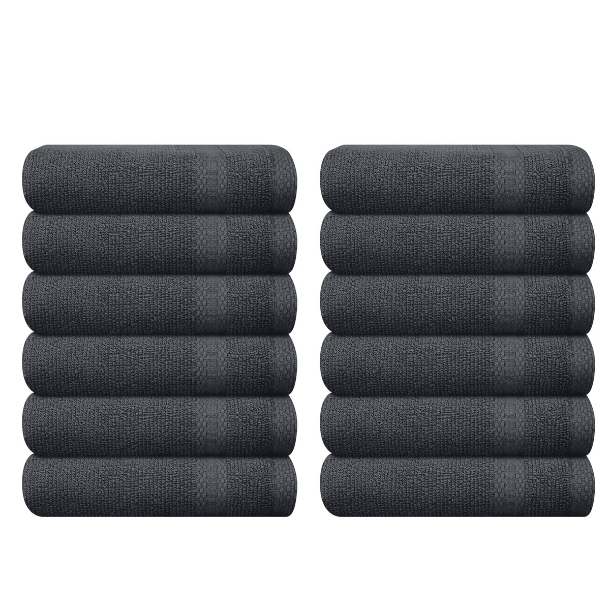 GLAMBURG Ultra Soft 8-Piece Towel Set - 100% Pure Ringspun Cotton, Contains 2 Oversized Bath Towels 27x54, 2 Hand Towels 16x28, 4 Wash Cloths 13x13 - Ideal for Everyday use, Hotel & Spa - Pink