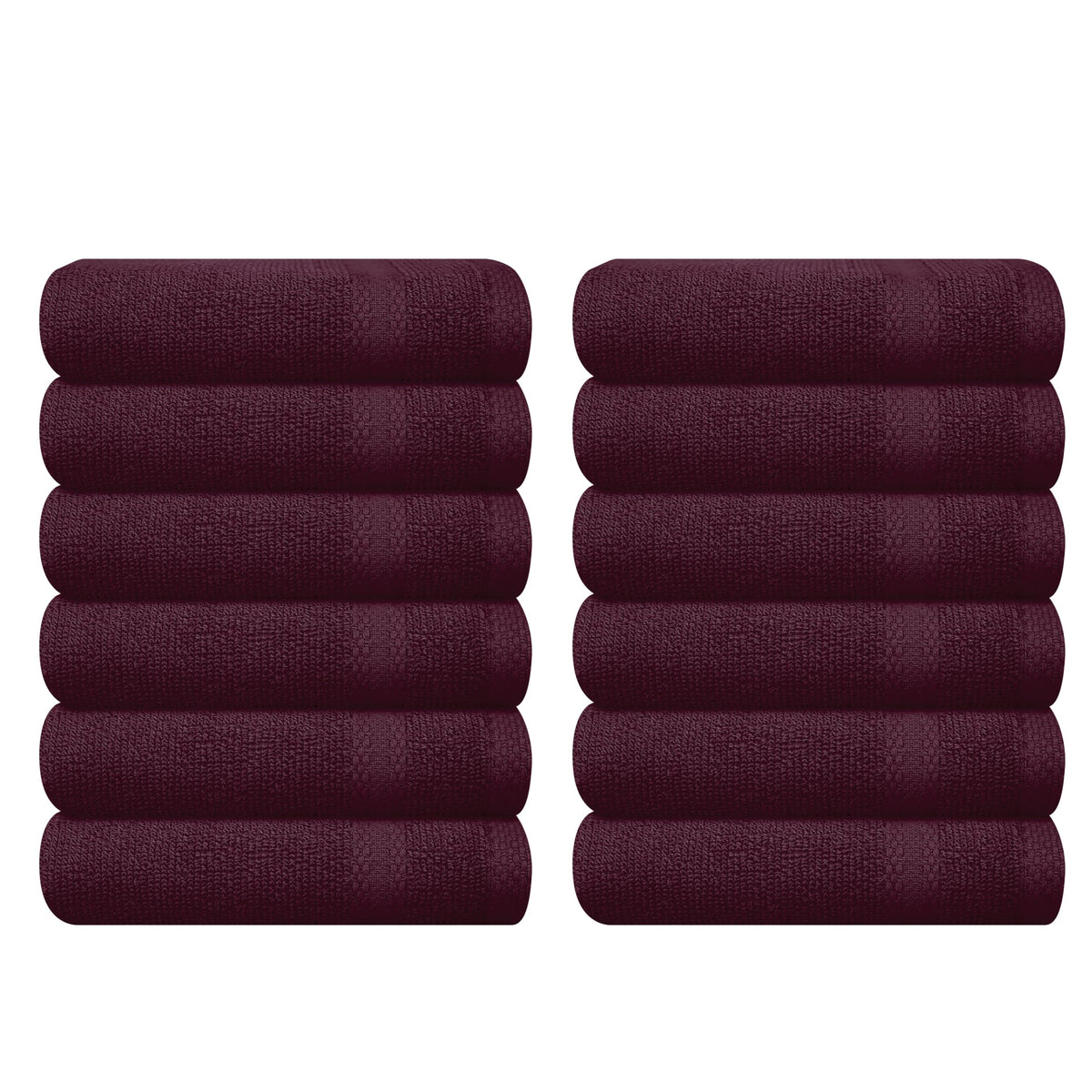 GLAMBURG Ultra Soft 8-Piece Towel Set - 100% Pure Ringspun Cotton, Contains 2 Oversized Bath Towels 27x54, 2 Hand Towels 16x28, 4 Wash Cloths 13x13 - Ideal for Everyday use, Hotel & Spa - Pink