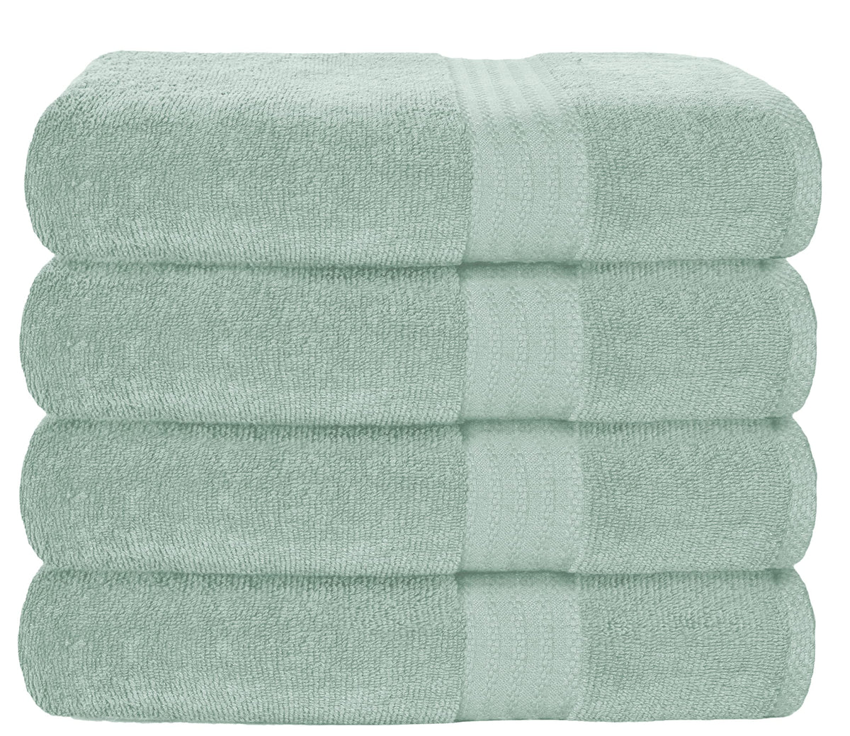 GLAMBURG Ultra Soft 8-Piece Towel Set - 100% Pure Ringspun Cotton, Contains 2 Oversized Bath Towels 27x54, 2 Hand Towels 16x28, 4 Wash Cloths 13x13 - Ideal for Everyday use, Hotel & Spa - Pink