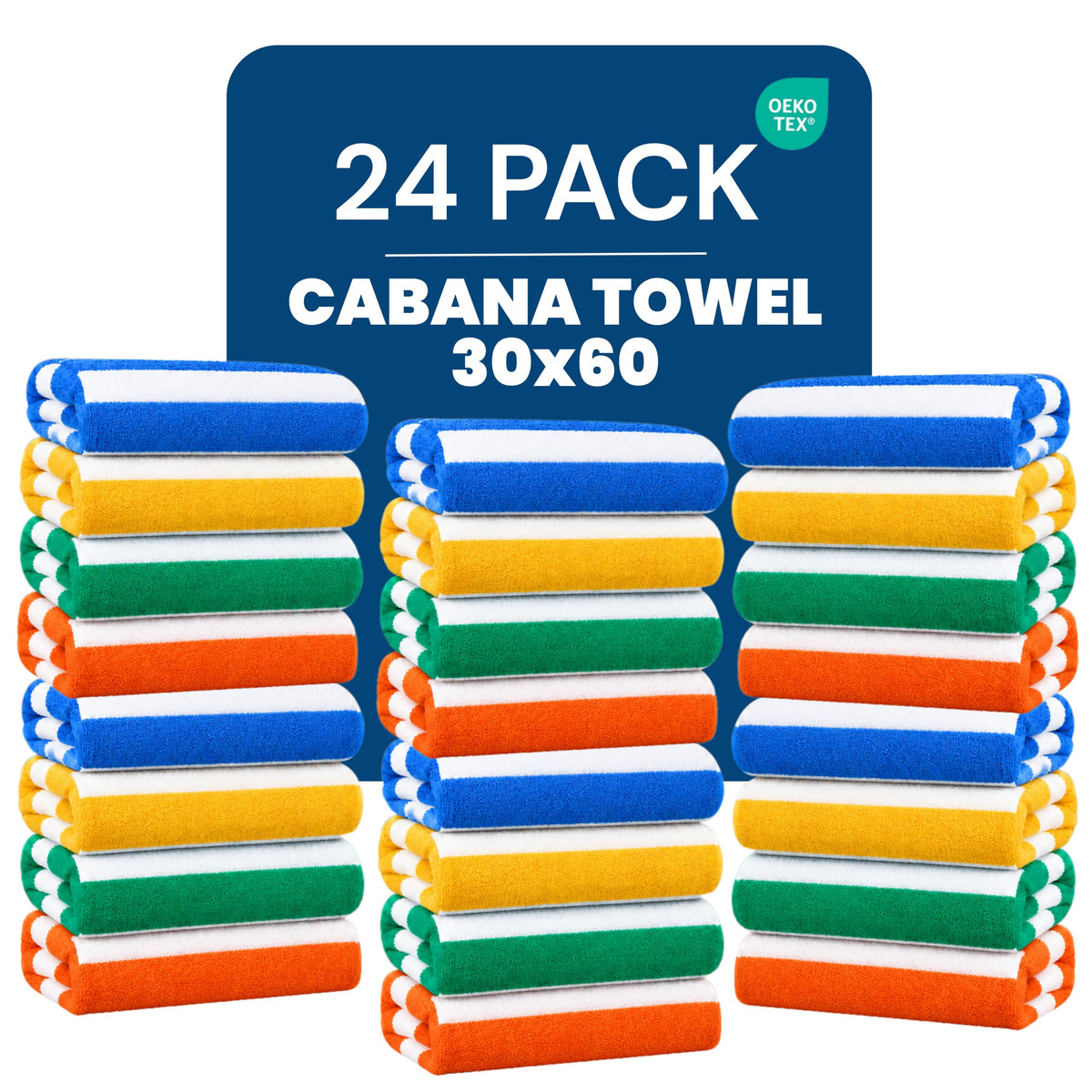 Utopia Towels Beach Towels, 4 Pack, 30x60 in, Bath Towels Cotton, Variety